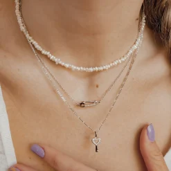 Filigrane Ketten | Hey Happiness Filigrane Figarokette Sterlingsilber Silver
