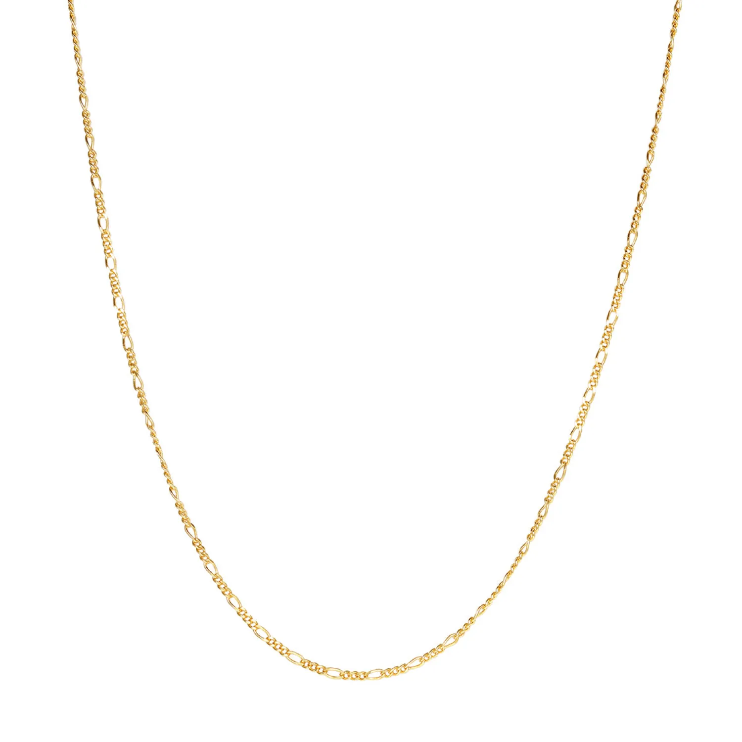 Filigrane Ketten | Hey Happiness Filigrane Figarokette Vereter Sterlingsilber Gold