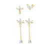 Earring Stack Sets | Hey Happiness Filigrane Ohrstecker zum Stapeln Sterlingsilber in Gold