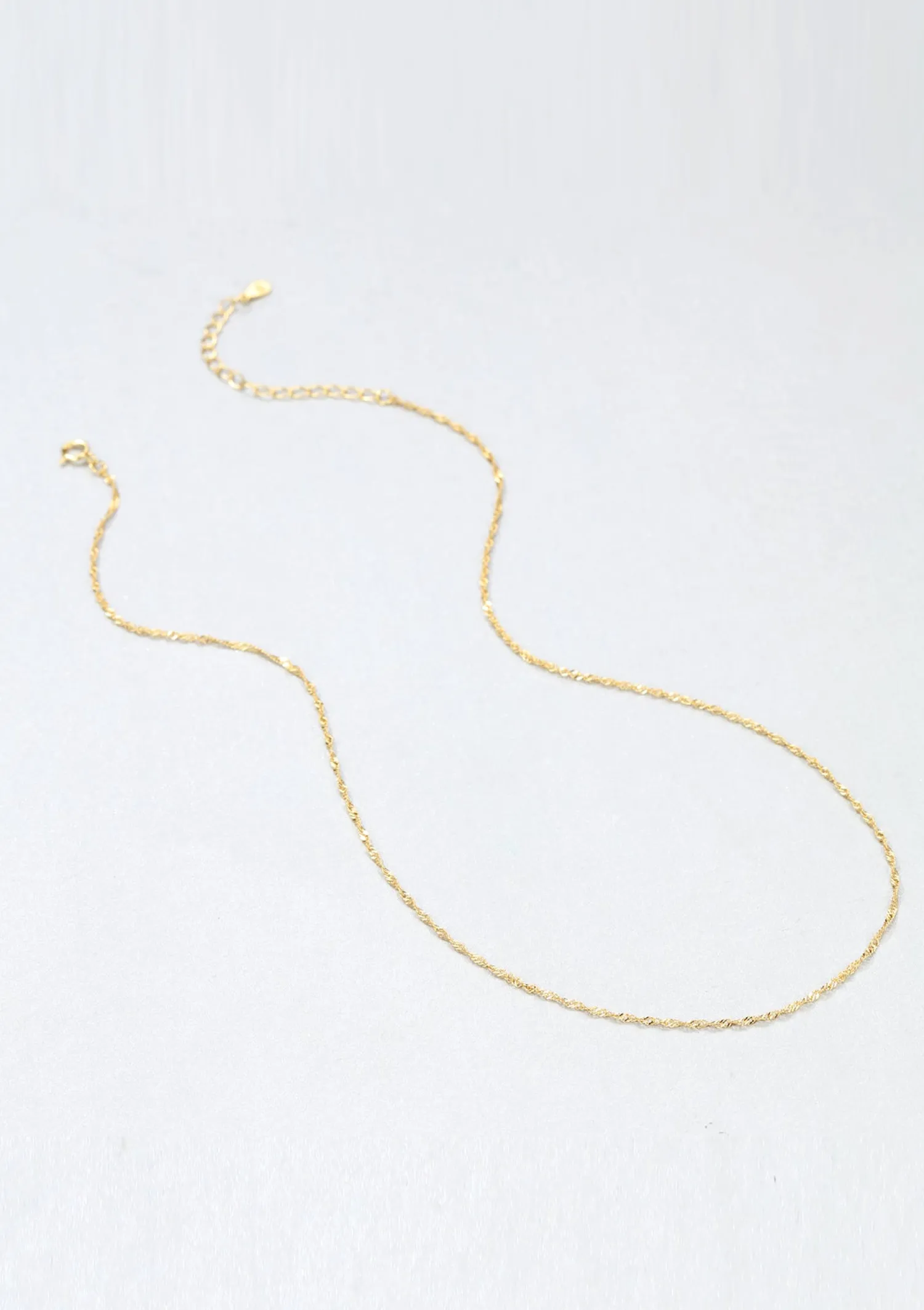 Filigrane Ketten | Hey Happiness Filigrane Singapurkette Vereter Sterlingsilber Gold