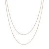 Filigrane Ketten | Hey Happiness Filigrane Zweireihige Schlangenkette Rosegold Rose Gold
