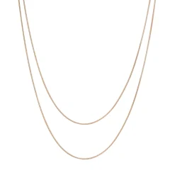 Filigrane Ketten | Hey Happiness Filigrane Zweireihige Schlangenkette Rosegold Rose Gold