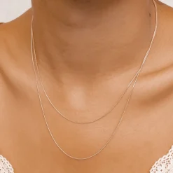 Filigrane Ketten | Hey Happiness Filigrane Zweireihige Schlangenkette Rosegold Rose Gold