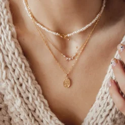 Filigrane Ketten | Hey Happiness Fireworks Zirkonia Kette Vereter Sterlingsilber Gold