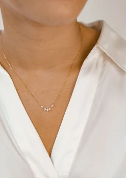 Filigrane Ketten | Hey Happiness Fireworks Zirkonia Kette Vereter Sterlingsilber Gold