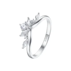 Schlichte Ringe | Hey Happiness Fireworks Zirkonia Ring Sterlingsilber Silver