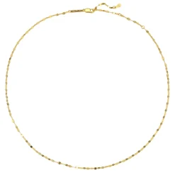 Filigrane Ketten | Hey Happiness Flache Rolo Kette aus Sterlingsilber