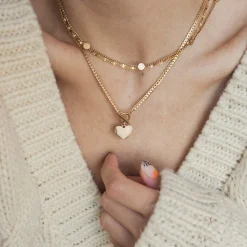 Choker Ketten | Filigrane Ketten | Hey Happiness Flache Rolokette farbe Gold