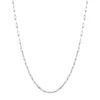Filigrane Ketten | Hey Happiness Flache Rolokette Silberfarbe Silver