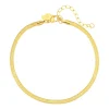 Fußkettchen | Hey Happiness Fußkette im Schlangenkette-Design in Gold