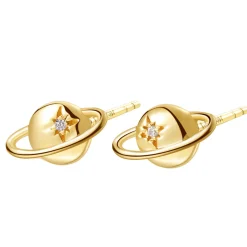 Ohrstecker | Hey Happiness Galaxie Ohrstecker 9K Gold