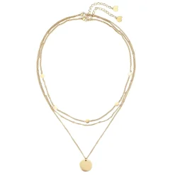 Necklace Sets | Hey Happiness Geo Plättchen Kette Set