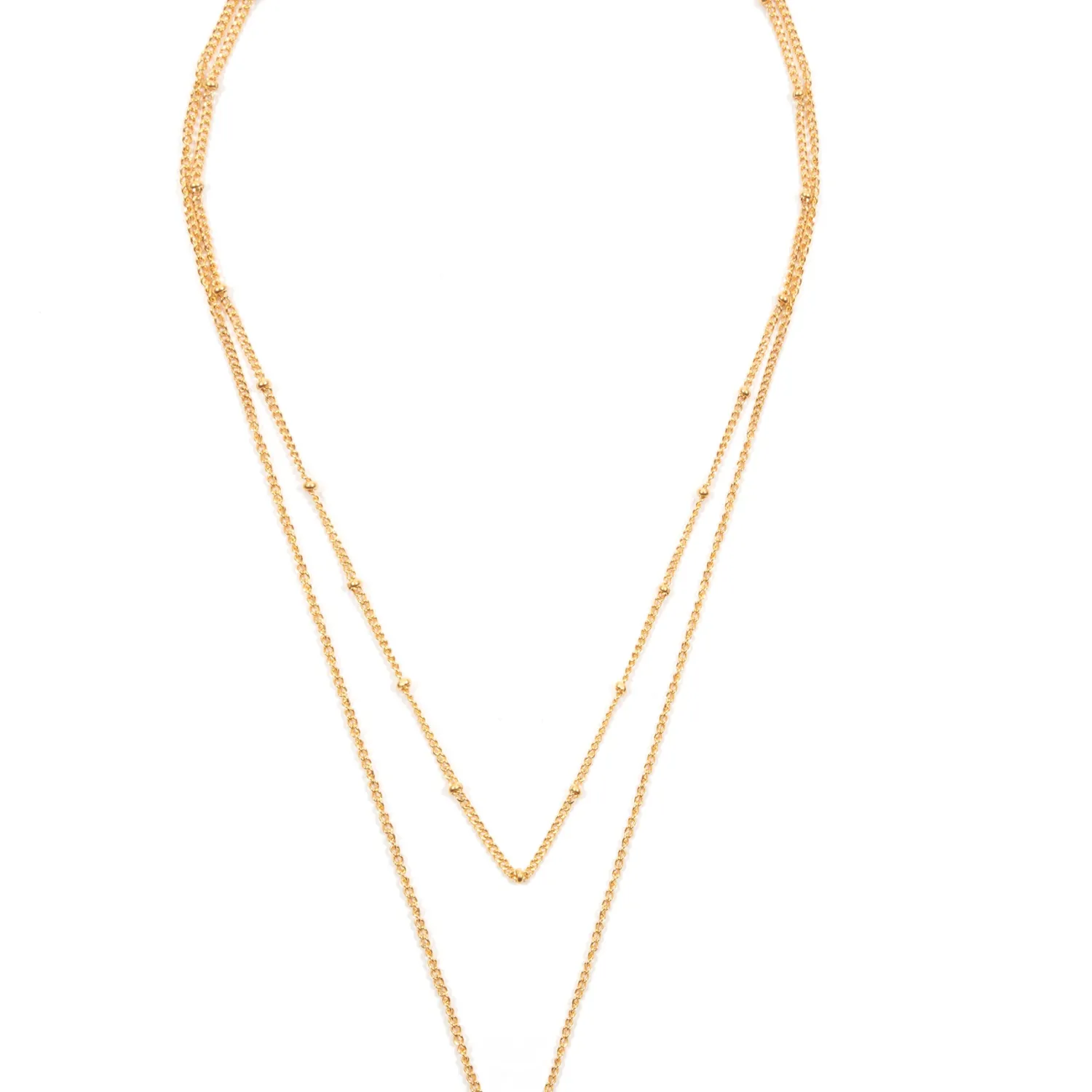 Necklace Sets | Hey Happiness Geo Plättchen Kette Set
