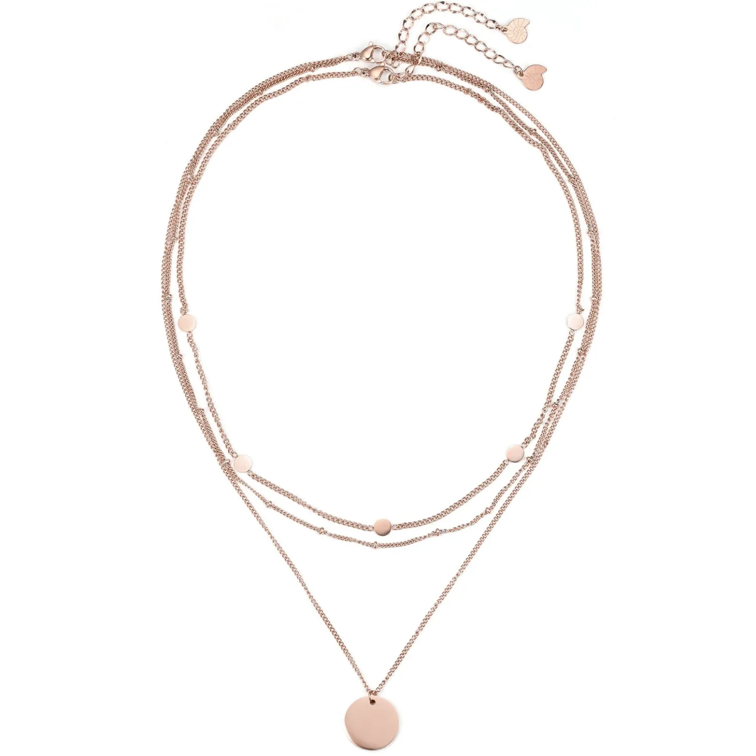 Necklace Sets | Hey Happiness Geo Plättchen Kette Set