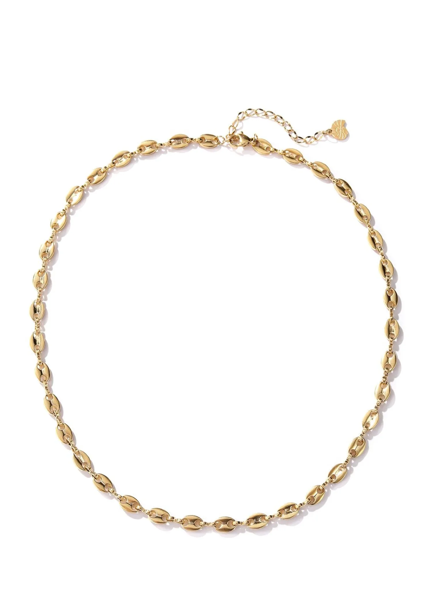 Filigrane Ketten | Hey Happiness Gepufft Link Mariner Kette in Gold