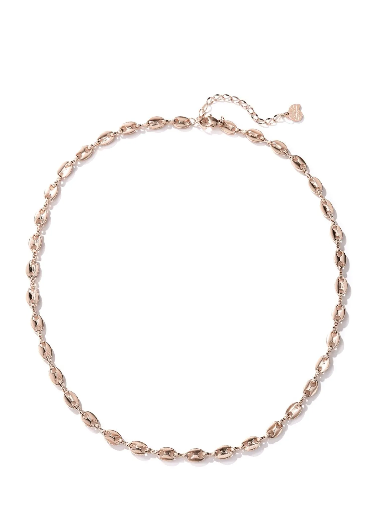 Choker Ketten | Filigrane Ketten | Hey Happiness Gepufft Link Mariner Kette in Rosegold Rose Gold