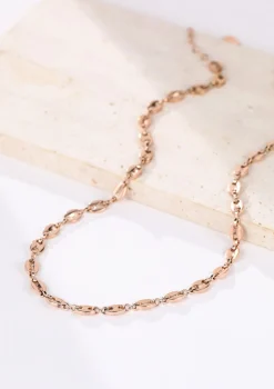 Choker Ketten | Filigrane Ketten | Hey Happiness Gepufft Link Mariner Kette in Rosegold Rose Gold