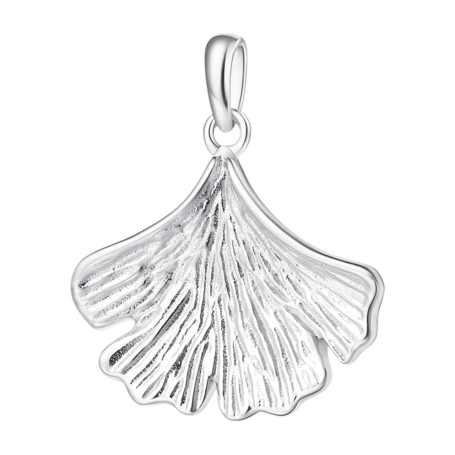 Filigrane Ketten | Hey Happiness Ginkgo-Blatt Kette Sterlingsilber Silver