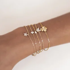 Charm Armbänder | Hey Happiness Gänseblümchen Armband Sterlingsilber