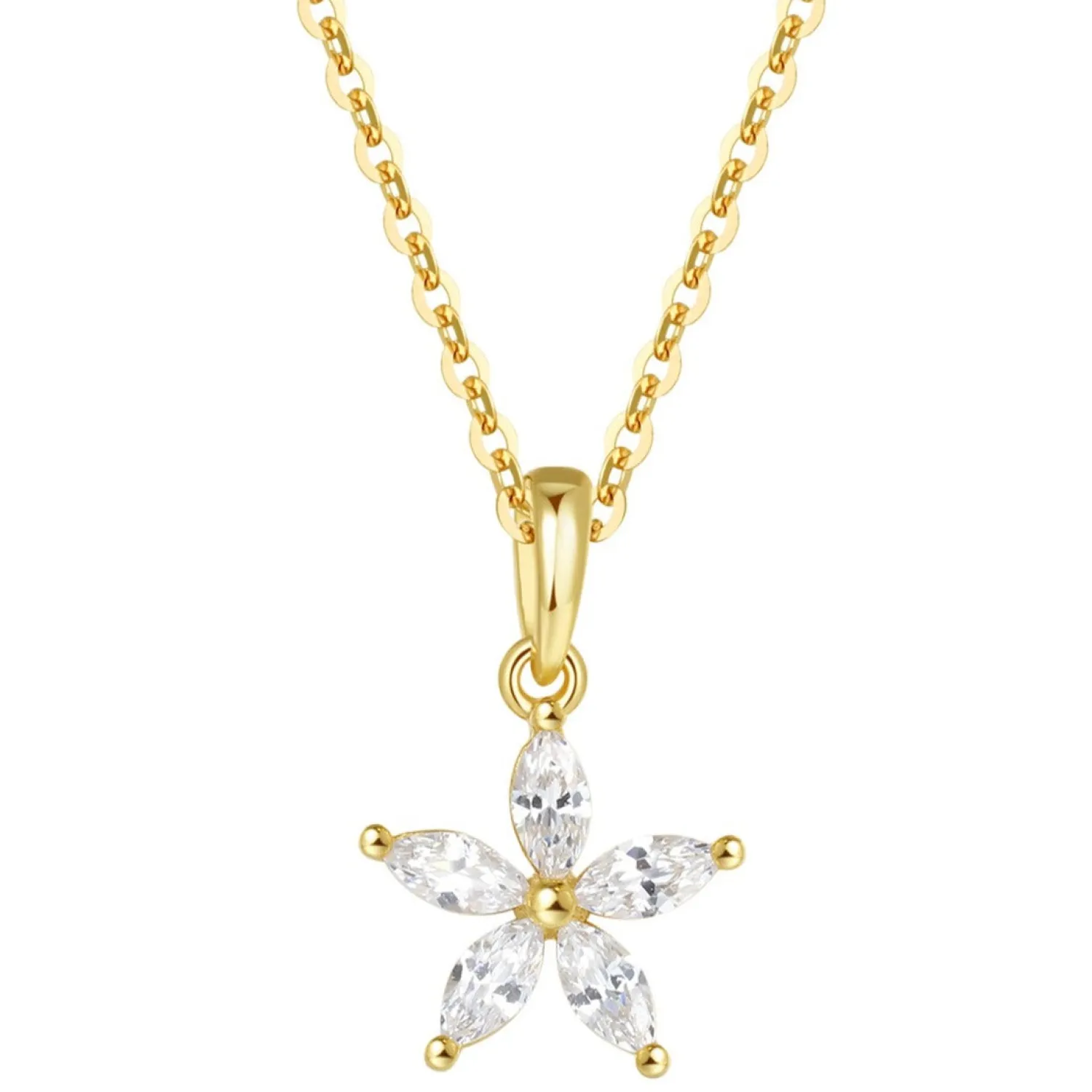 Necklace Sets | Hey Happiness Gänseblümchen und Schmetterling Ketten Set in Gold