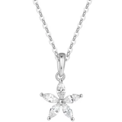 Necklace Sets | Hey Happiness Gänseblümchen und Schmetterling Ketten Set Silber Silver