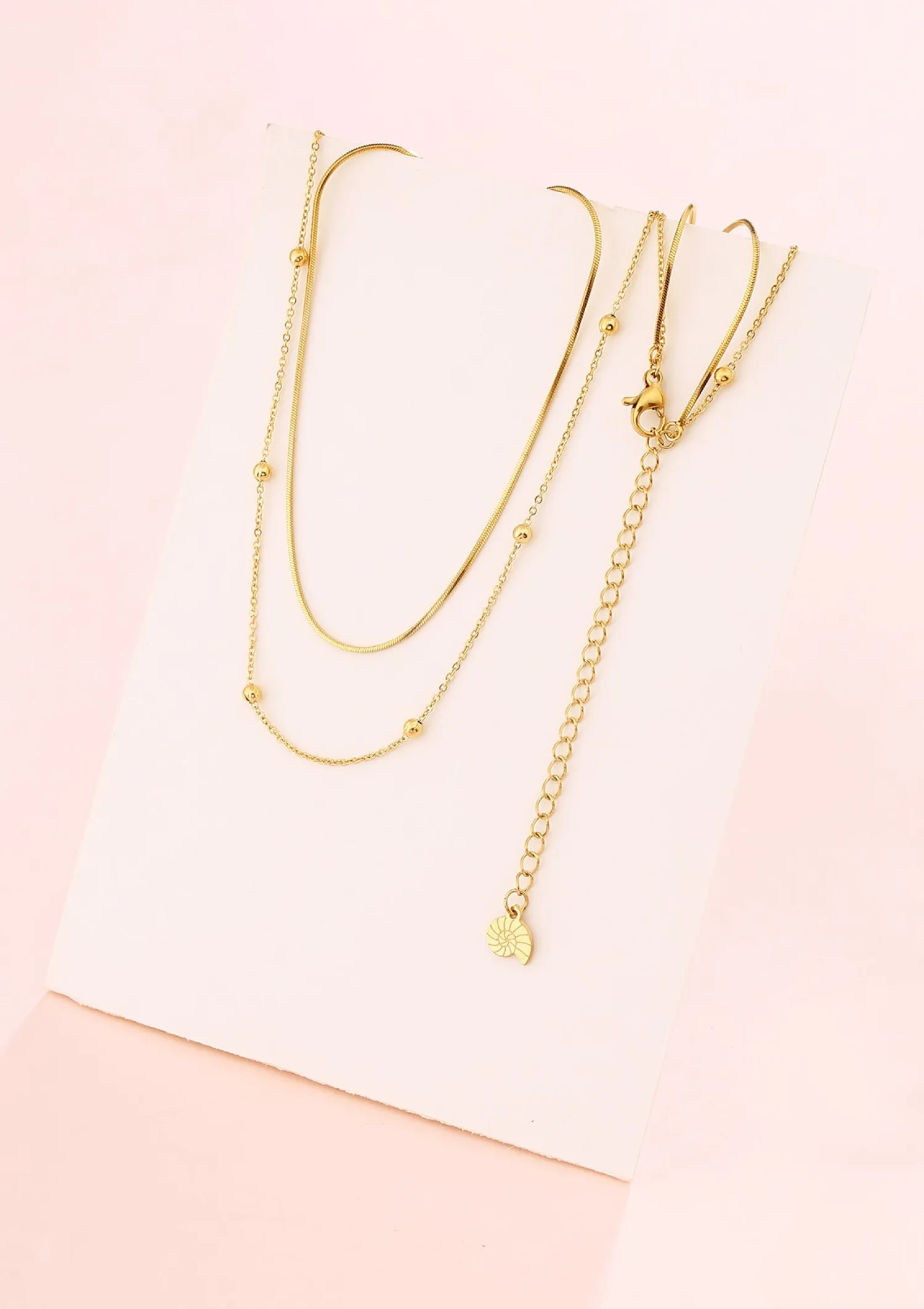 Filigrane Ketten | Hey Happiness Kette Mehrreihig Gold