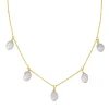 Perlenketten | Hey Happiness Grace Perlen Charms Kette aus Sterlingsilber