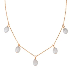 Perlenketten | Hey Happiness Grace Perlen Charms Kette aus Sterlingsilber