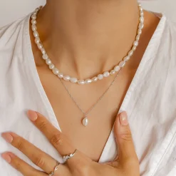 Choker Ketten | Perlenketten | Hey Happiness Grace Perlenkette Sterlingsilber Silver