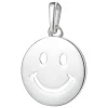Anhänger | Hey Happiness Grinsen Anhänger für Glück und Freude in Silberfarbe Silver