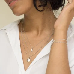 Anhänger | Hey Happiness Grinsen Anhänger für Glück und Freude in Silberfarbe Silver