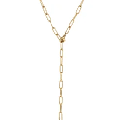 Lariat Necklaces | Statement Ketten | Hey Happiness Großgliedrige Kette Y Gold