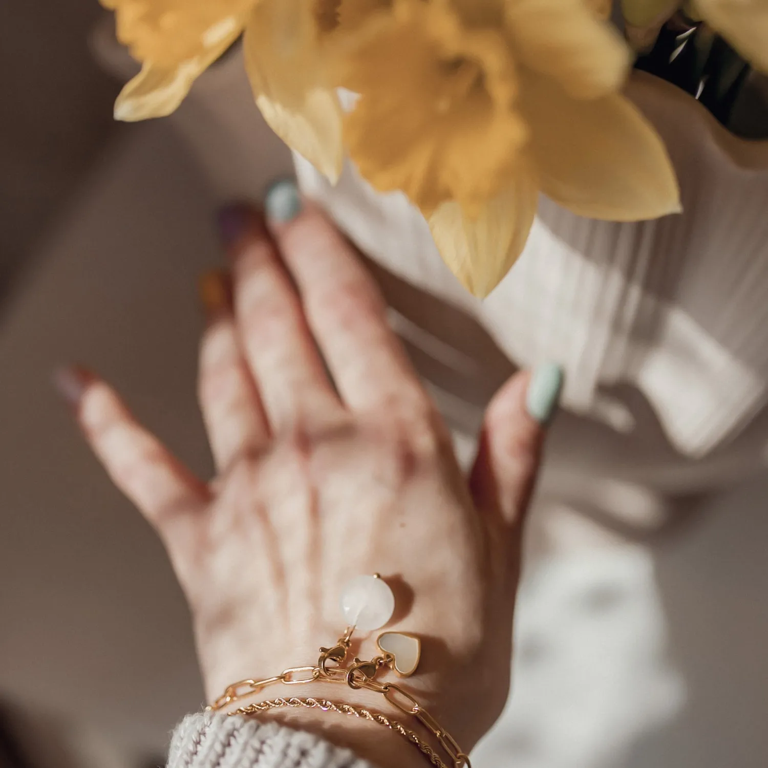 Ketten Armbänder | Hey Happiness Großgliedriges Armband Gold