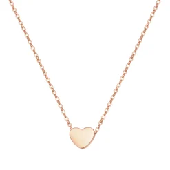 Filigrane Ketten | Hey Happiness Halskette mit Anhänger „Sweetheart“ in Roségold Rose Gold