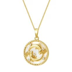 Anhänger | Hey Happiness Halskette mit Sternzeichen Fische Anhänger