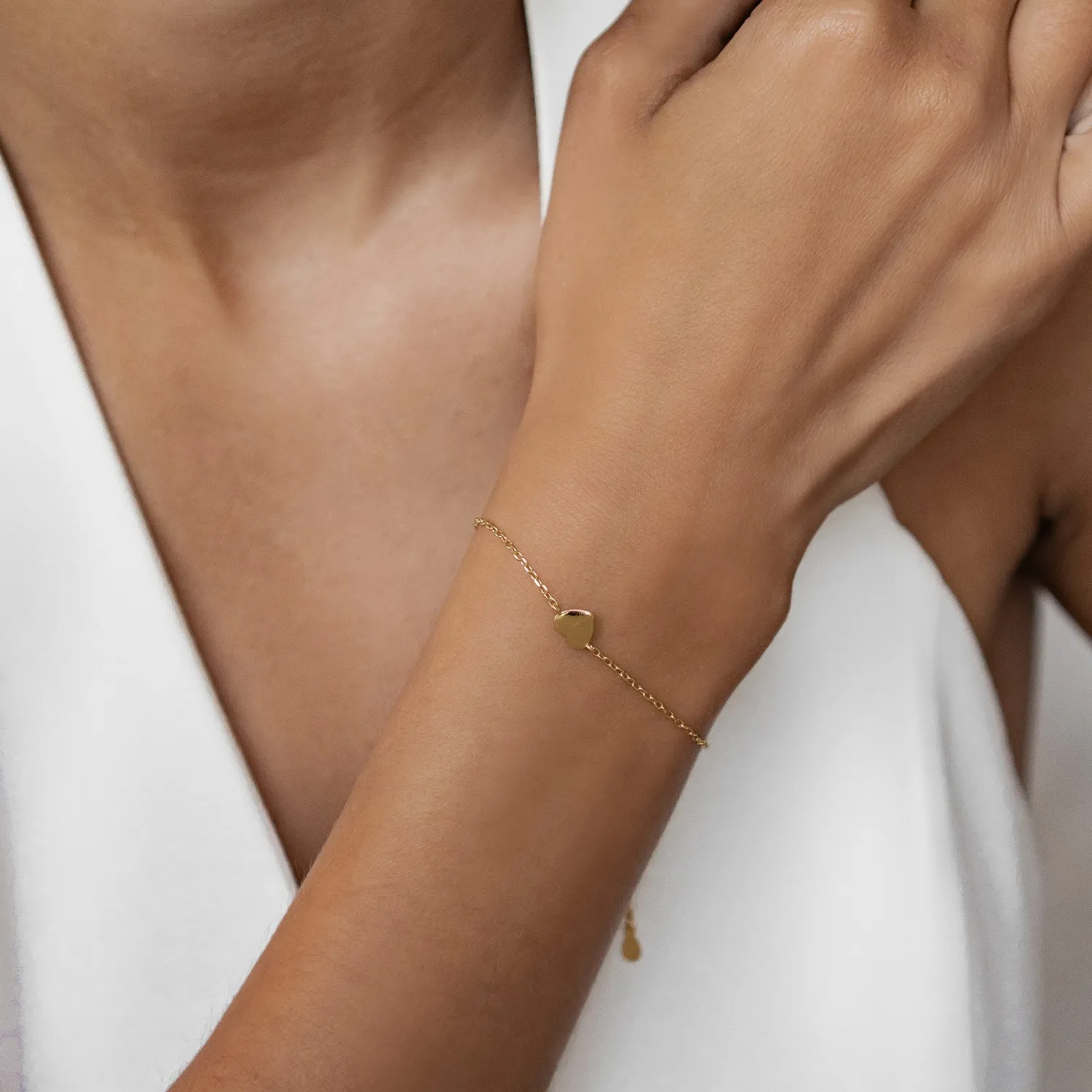 Charm Armbänder | Hey Happiness Herz Armband Love Sterlingsilber