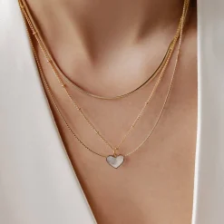 Necklace Sets | Hey Happiness Herz Layering Ketten Set