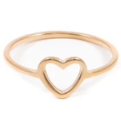 Schlichte Ringe | Hey Happiness Herz Ring in Gold