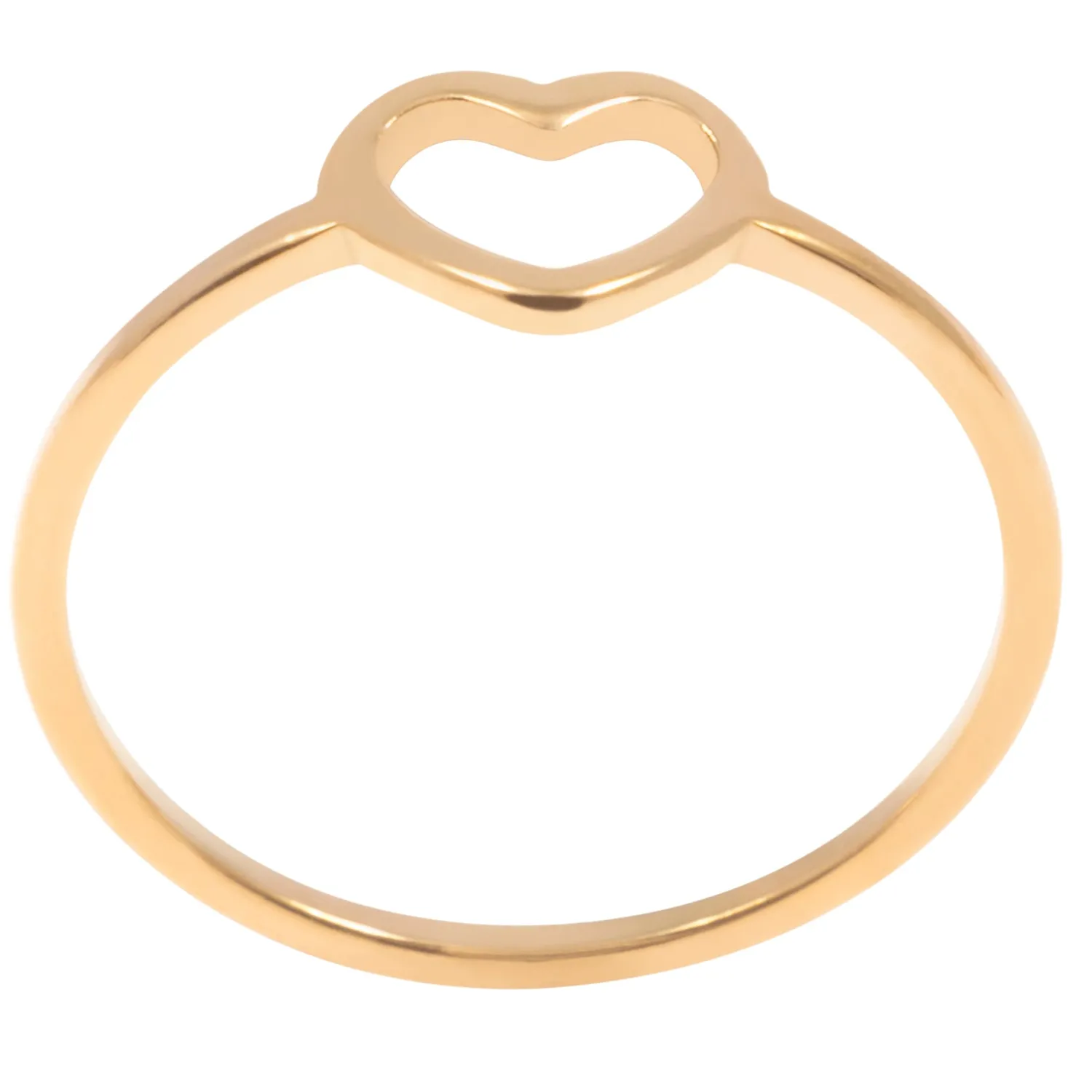 Schlichte Ringe | Hey Happiness Herz Ring in Gold