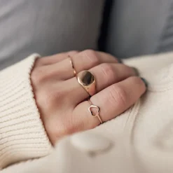 Schlichte Ringe | Hey Happiness Herz Ring in Rosegold Rose Gold
