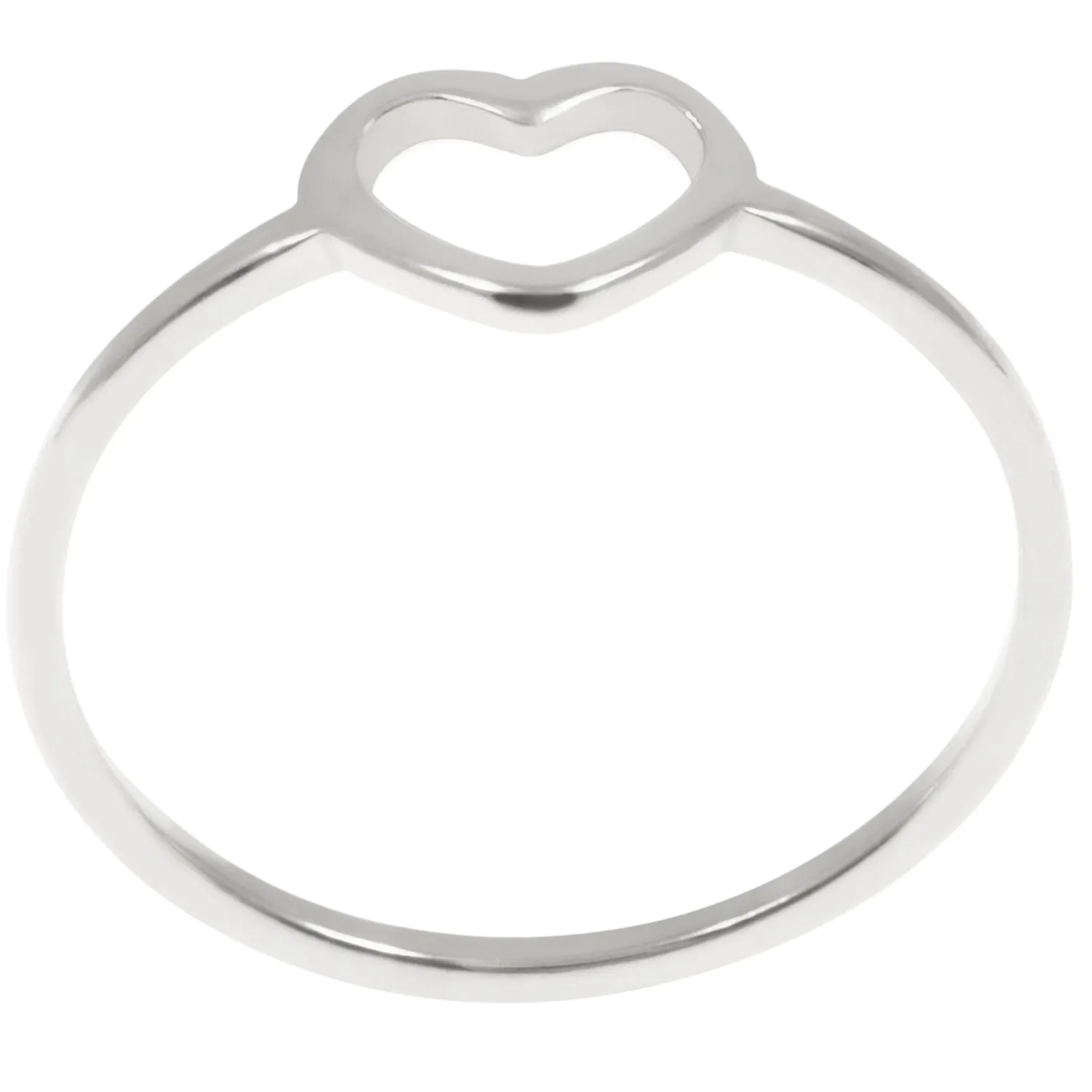 Schlichte Ringe | Hey Happiness Herz Ring in Silber Silver