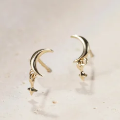 Ohrstecker | Hey Happiness Himmelsgestirne Ohrstecker 9K Gold