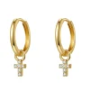 Ohrstecker | Hey Happiness Hoffnung Ohrringe 14K Gold