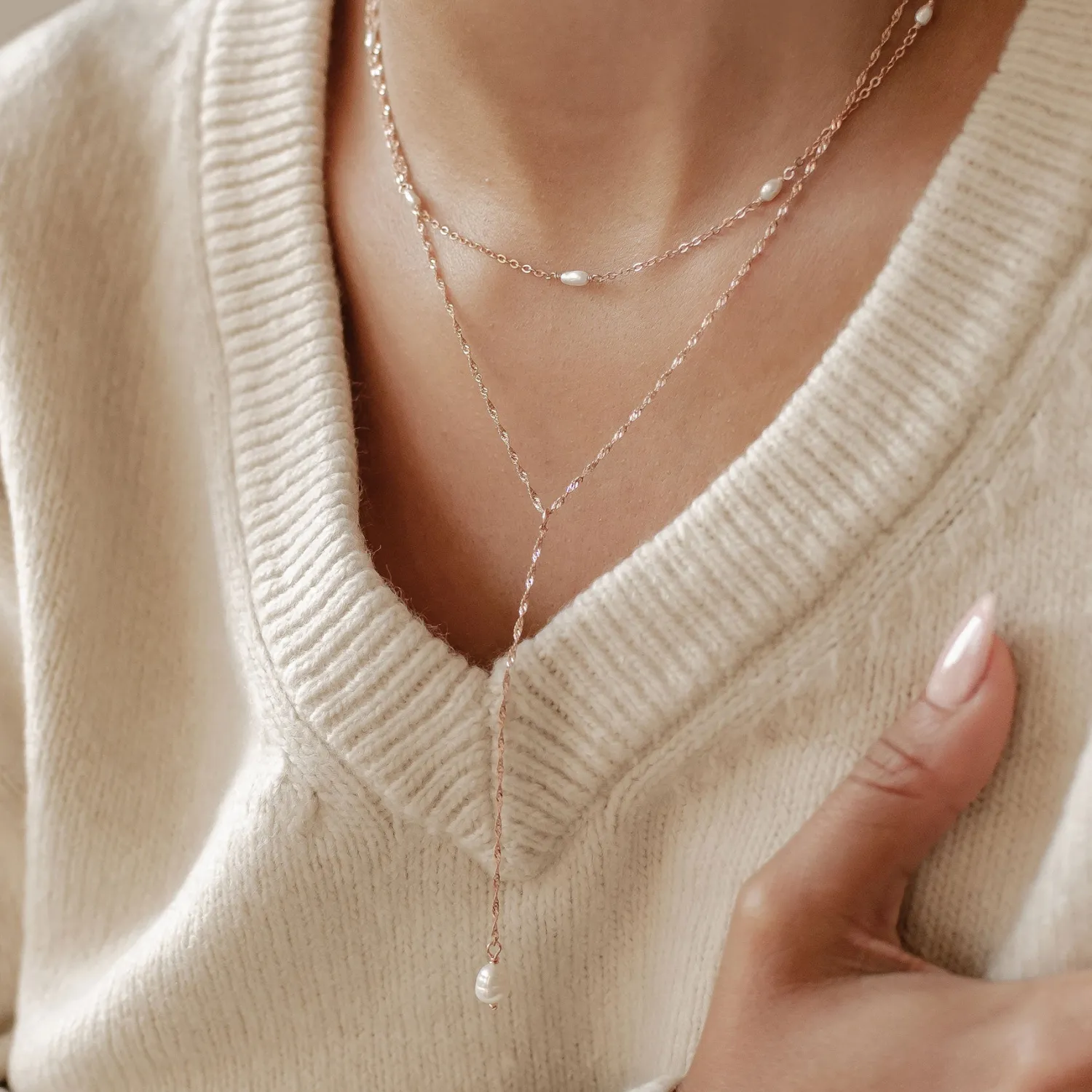 Necklace Sets | Hey Happiness Infinity Ketten Set Sterlingsilber