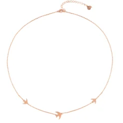 Filigrane Ketten | Hey Happiness Kette Fliegende Vögel in Rosegold Rose Gold