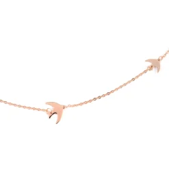 Filigrane Ketten | Hey Happiness Kette Fliegende Vögel in Rosegold Rose Gold