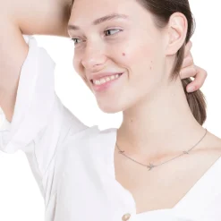 Filigrane Ketten | Hey Happiness Kette Fliegende Vögel in Silberfarbe Silver