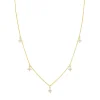 Filigrane Ketten | Hey Happiness Kette mit Blume Charms aus Sterlingsilber
