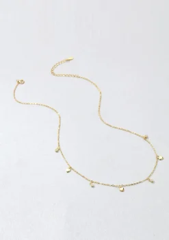 Filigrane Ketten | Hey Happiness Kette mit Herzchen Sterlingsilber in Gold