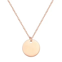 Filigrane Ketten | Hey Happiness Kette mit Kreis in Rosegold Rose Gold